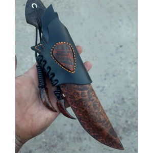 ФЕНІКС II ексклюзивний ніж ручної роботи майстра студії Павла Гончаренка, замовити купити в Україні (Сталь s390 в ламінаті з нержавіючої сталі 95х18). Photo 2